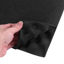 6Pcs 30X30X4CM Insonorisation Carreaux de Mousse Acoustique Bruit Insonorisant