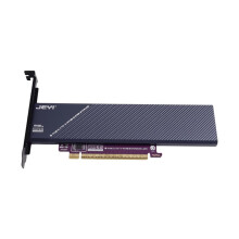 JEYI Karta Rozszerzeń 4 Bay PCIe 5.0 X16 do M.2 NVMe Karta Rozszerzeń PCIe 5.0 X16 Quad NVMe Karta NVMe 512 Gb/S 4-Slot
