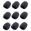 Microphone Wind Muffler Black 6 x 6.8 cm 9 pcs 6