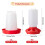 Chicken Feeder Waterer Set Automatic Gravity Fed 1 Pack 4