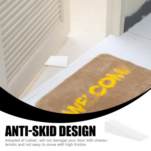 Non-Slip Door Stopper Wedge Rubber 9 pcs 1
