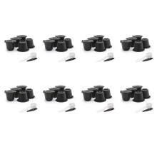 40 Capsules RéUtilisables Filtre à Capsules de Café Rechargeable avec Machines à Café avec Brosse à CuillèRe à Café
