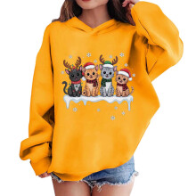 Mustard Yellow Kids Hoodie Soft Pullover Sweatshirt 1 pc