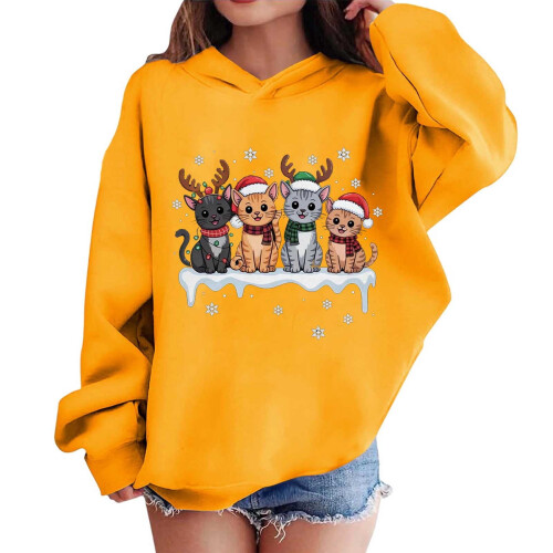 Mustard Yellow Kids Hoodie Soft Pullover Sweatshirt 1 pc