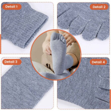 5 Pairs Men's Five Seperate Finger Toe Socks Comfortable Cotton