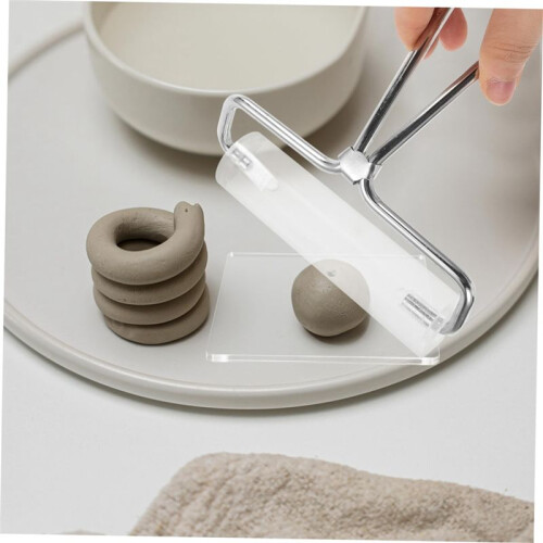 Acrylic Roller, Ideal for Anti Skid Tape Construction Tools, Clay Rolling Pin and Stamping Tools 2