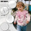 Girls Sweatshirt Soft Ruffle Shoulder Cherry Blossom 6