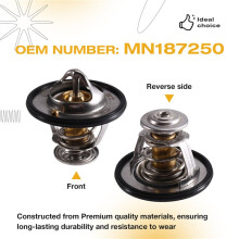 Zestaw Termostatu 82C MN187250 dla Outlander GF3W Lancer CX5A Sportback ASX RVR Delica D5 4B10 4B11 4B12