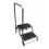 Caravan Double Step with Handrail Support Handle Anti Slip Motorhome Campervan 1
