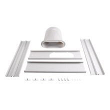 Portable Air Conditioner Vent Kit Seal Plate Set Tight Sealing Slide Plate Tube Connector Air Conditioner Accessories