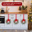 Artificial Christmas Wreath with Red Berries and Ribbon Bow 5