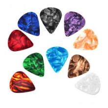 Guitar Bass Picks Heart Shape 0.46mm 30pcs