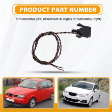 Car Front Windshield Washer Hose Nozzle Piping W/Heating 5P0955985B for Leon 06-13 Toledo Altea 04-15 5P0955987B L