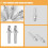 HOMEMAXS Non-Slip Walking Stick Tips 5pcs 3
