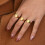 Stainless Steel Zodiac Ring Taurus Size 6 4