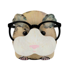 Wood Carved Animal Eyeglass Holder 1 Piece