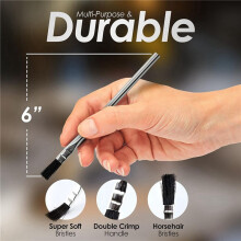 Acid Brushes - 96 Count 3/8 Inch Horsehair Acid Flux Brushes, Disposable Glue Brushes for Woodworking, Epoxy Brushes