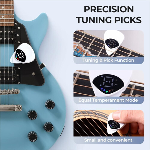 Digital Guitar Tuner and Pick with LED Display 1