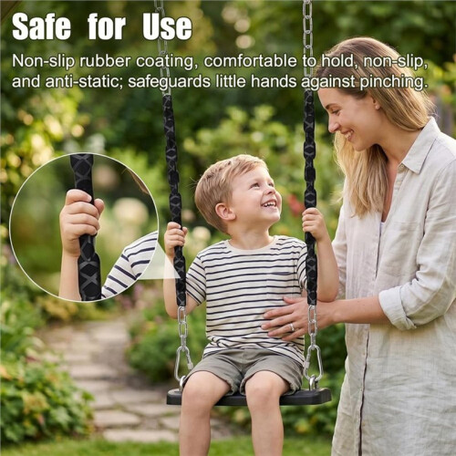 2Pack Chains Swing Chains 8 Quick Connection Buckles Swing Hardware Swing Hanging Chain for Swings Hammocks 2