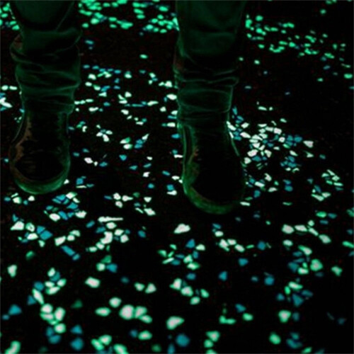 Glow-in-the-Dark Rocks Outdoor Decor 100 pcs 2