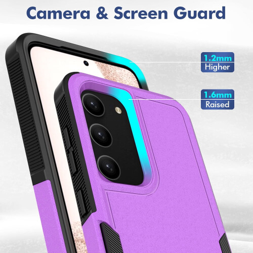 Defender Case for Samsung Galaxy S23+ 5G Purple Rugged 2