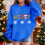 Royal Blue Kids Hooded Pullover Sweatshirt Long Sleeve Size 2