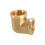 Brass Elbow Connector Threaded Gold 3 Types 1