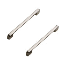 Square Cabinet Pull Handle Gold 5 Pack 192mm