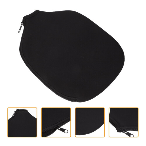 Wear-Resistant Table Tennis Paddle Storage Pouch Black 2