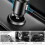 Intelligent Car Charger 2-Port Fast Charging Adapter with 6
