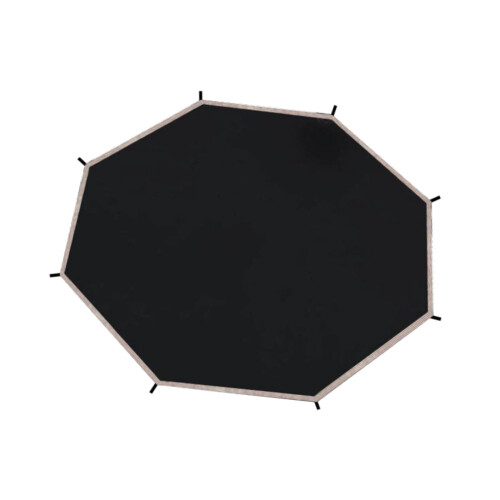 Trampoline Shade Cover Black 12ft for 8-Pole Trampoline 2