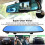 Dual Dash Cam 1080P HD Front and Rear 4.3 Inch Mirror DVR 4