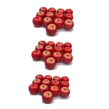 Fausses Pommes RéAlistes 39 PCS - Faux Fruits, Fruits DéCoratifs pour la DéCoration (Rouge)