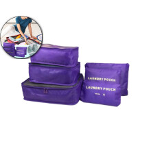 Packing Cubes Set 6 pcs Waterproof Reusable Travel Organizer