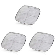 3X Pare-Éclaboussures de Rechange pour Gril D'Intérieur 5 en 1 Foodi AG301, Acier Inoxydable AG300 AG300C AG301C AG302 AG400