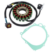 Bobina Statore per Moto con Guarnizione 32101-29F00 11483-07G10 per DRZ400 per KLX400 Bobina Statore del Magnete