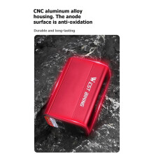WEST BIKING Elektrische Automatische Luftpumpe Tragbarer Digitaler Inflator 120PSI 1500mAh Universelles US-Französisches UK-Ventil Schwarz