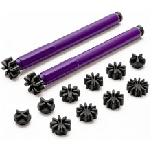 Rock Dot Painting Tools Set-2 Mandala Dotting Pens with 10 Stamping Pens for Rock Art,DIY Crafts,Ceramic Painting
