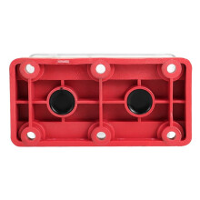 M8 4-Stud 300A Busbar (Red & Black Pair) Power Distribution Block - Terminal Block Kit for Yachts and Vehicles