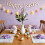 Easter Egg Stems Floral Picks with Leaves 40cm 4