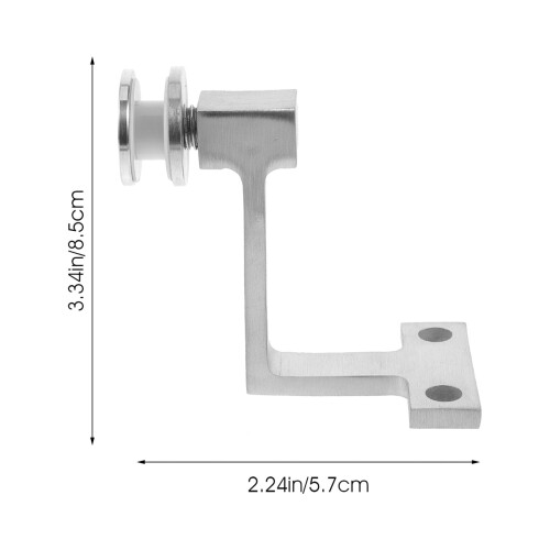 Stair Handrail Hardware Silver 1 Pack for Outdoor Glass 1