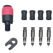 Quick Release Air Valve Core Bicycle Tire Inflator Tool Kit Fast Charging Replacement Door Valve Cycling Equipment