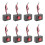8X  12V2A Adhesive Base Push Button Momentarily Action Wired  for Automobiles 1