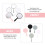 Round Handheld Mirror with Long Handle 5 pcs 3