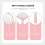 Round Handheld Mirror with Long Handle 5 pcs 5