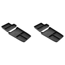 For X1 U11 2023 2024 Center Console Lower Organizer Tray - Under Console Storage Box Accessories , 4PCS