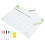Refrigerator Decor Planner Erasable 25.0 x 10.0 in 3