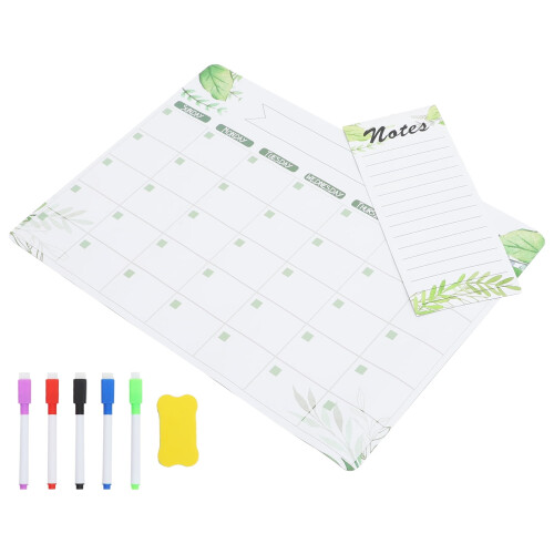 Refrigerator Decor Planner Erasable 25.0 x 10.0 in 2