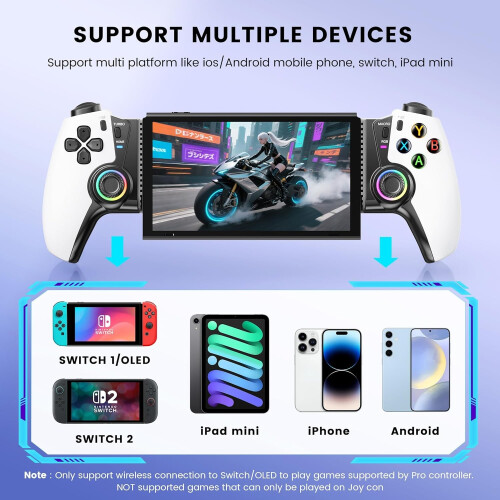 Wireless Mobile Gaming Controller for iOS/Android/Switch/OLED/Switch 2 Joystick 1
