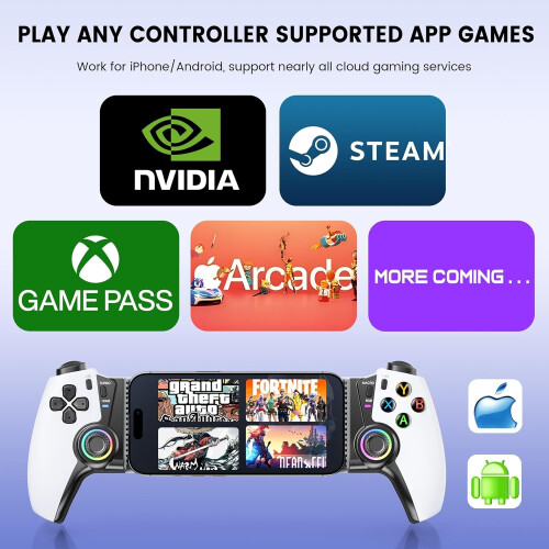 Wireless Mobile Gaming Controller for iOS/Android/Switch/OLED/Switch 2 Joystick 2